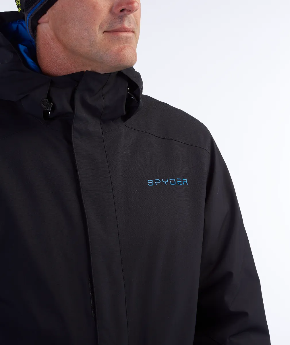 Parka Outdoor Hombre Spyder Wildcard Negra