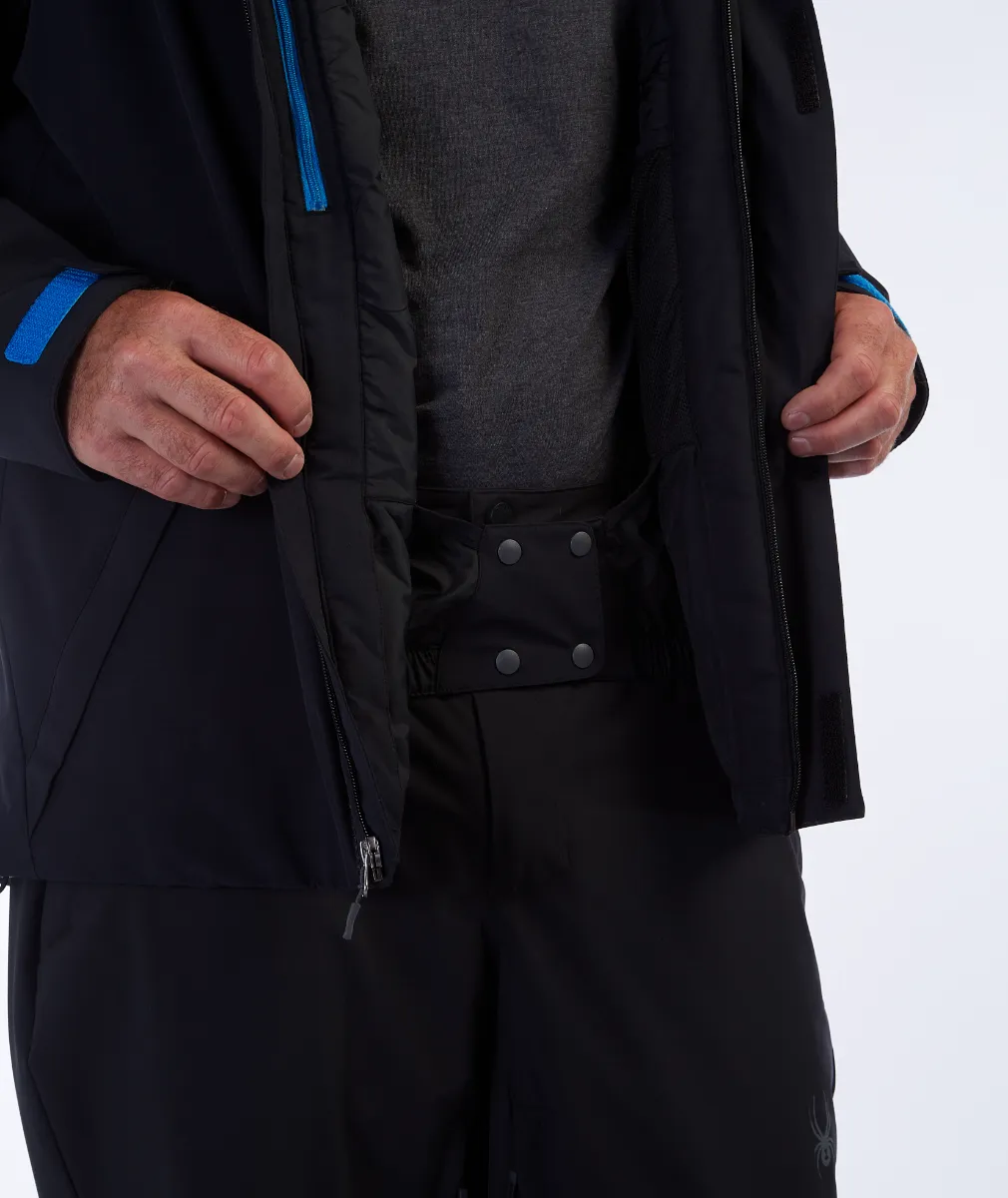 Parka Outdoor Hombre Spyder Wildcard Negra