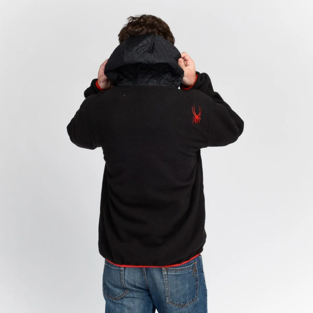 Polerón Polar Outdoor Hombre Spyder Speed Fleace Negro