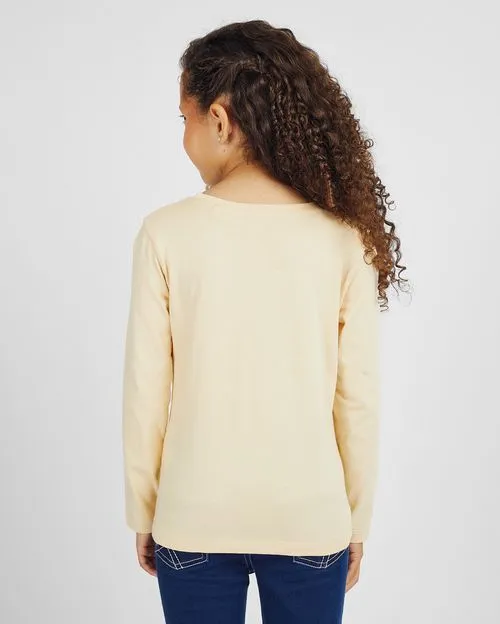 Polo Niña Mariamanda Beige