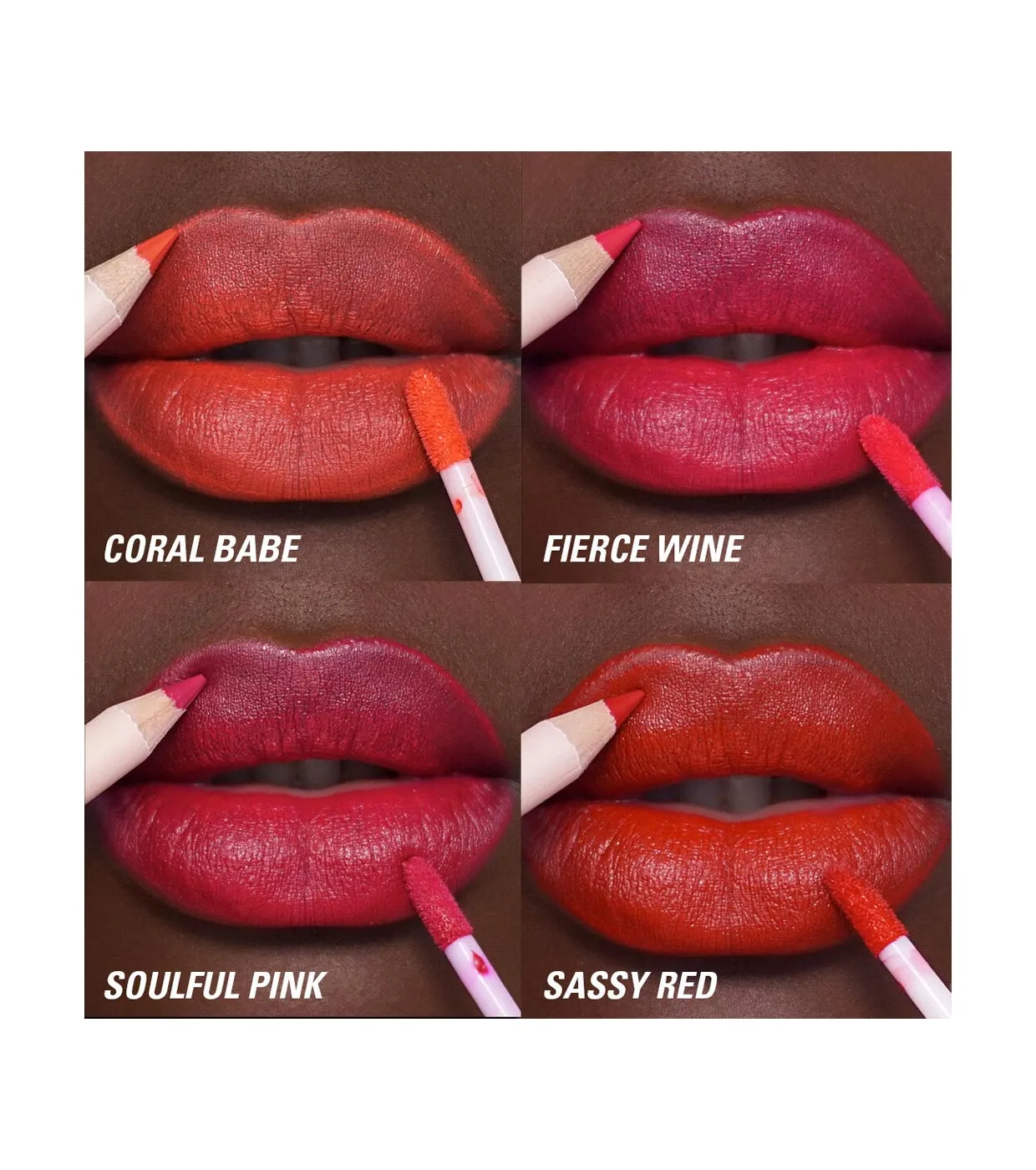 REVOLUTION  SET DE LABIOS LIP CONTOUR  SOULFUL PINK