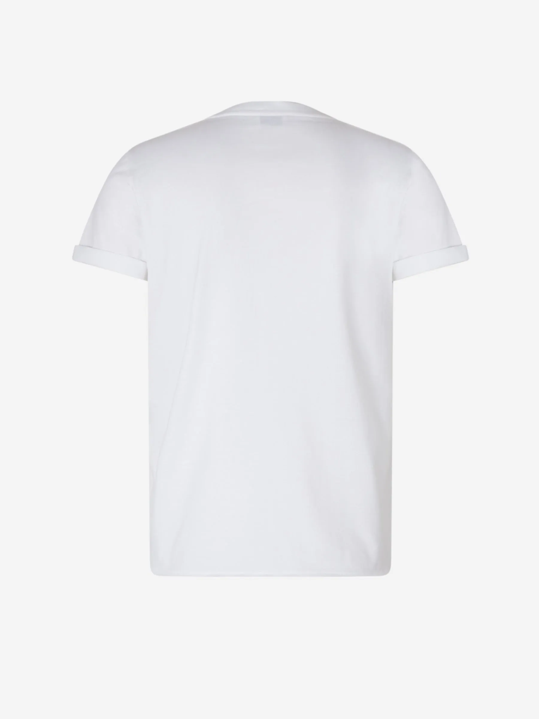 Saint Laurent Camiseta Logo Algodón