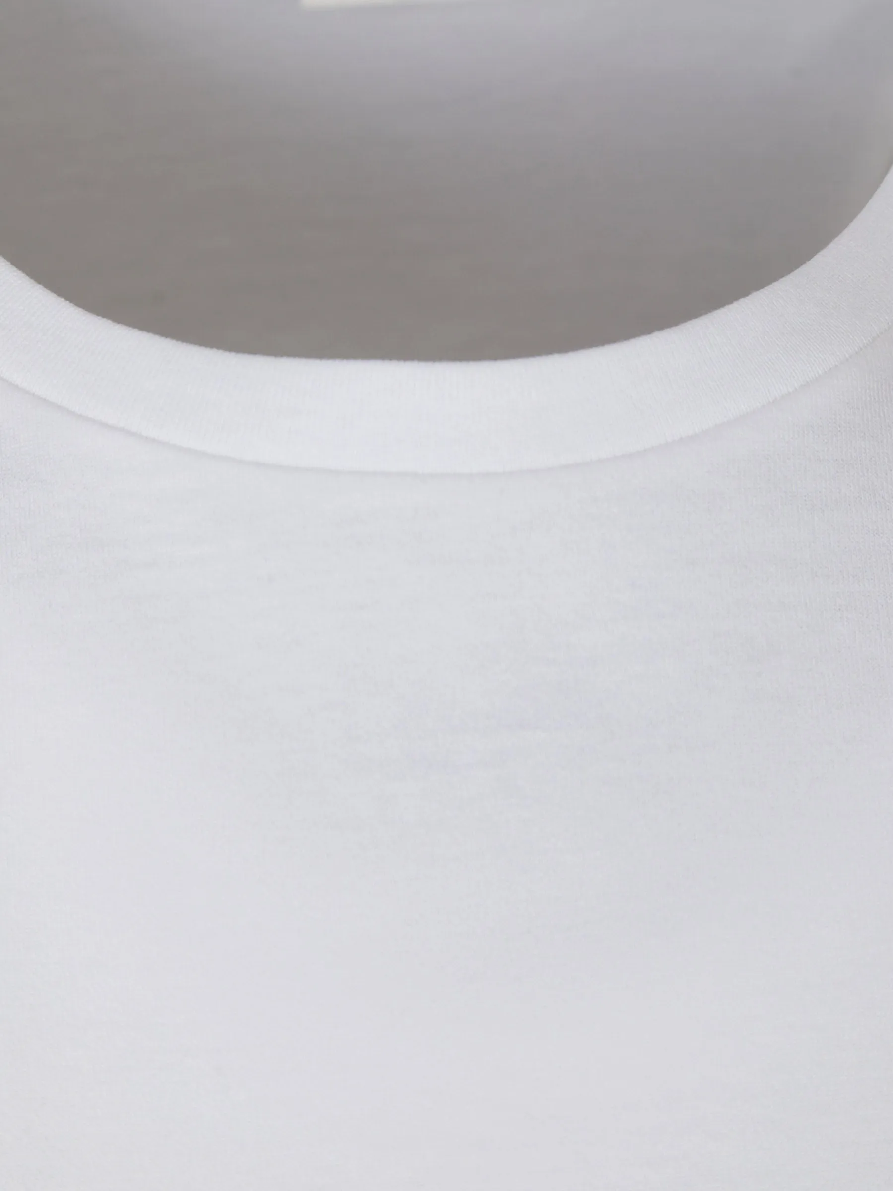 Saint Laurent Camiseta Logo Algodón