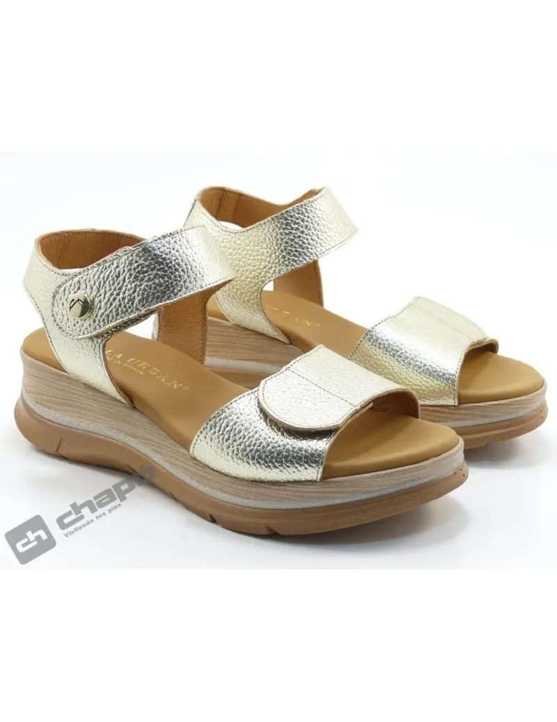 SANDALIA PLATINO PAULA URBAN 2443