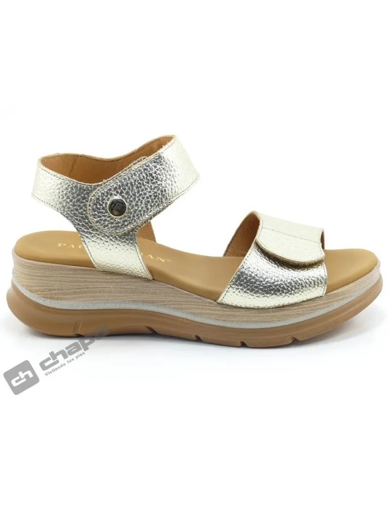 SANDALIA PLATINO PAULA URBAN 2443
