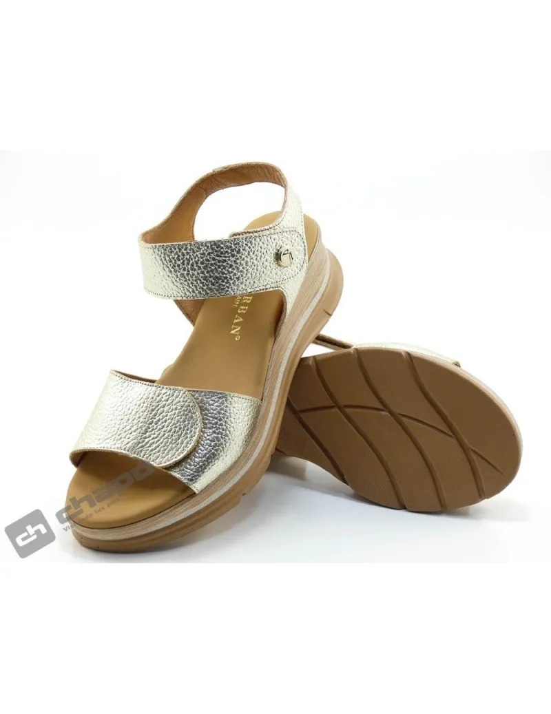 SANDALIA PLATINO PAULA URBAN 2443