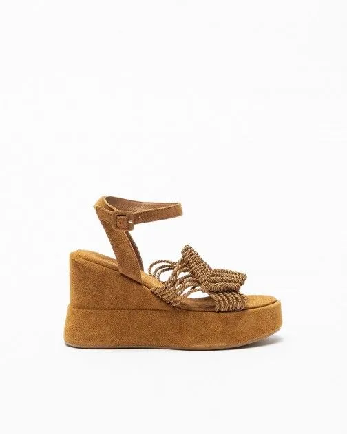 Sandalias con cuña PROF Lina Camel