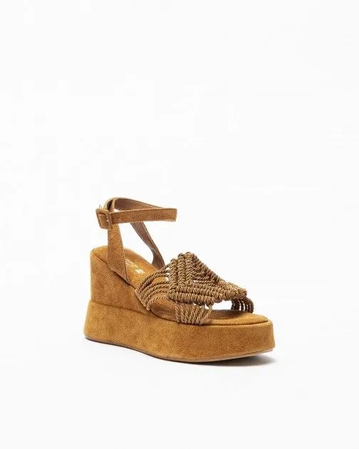 Sandalias con cuña PROF Lina Camel