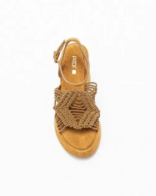Sandalias con cuña PROF Lina Camel