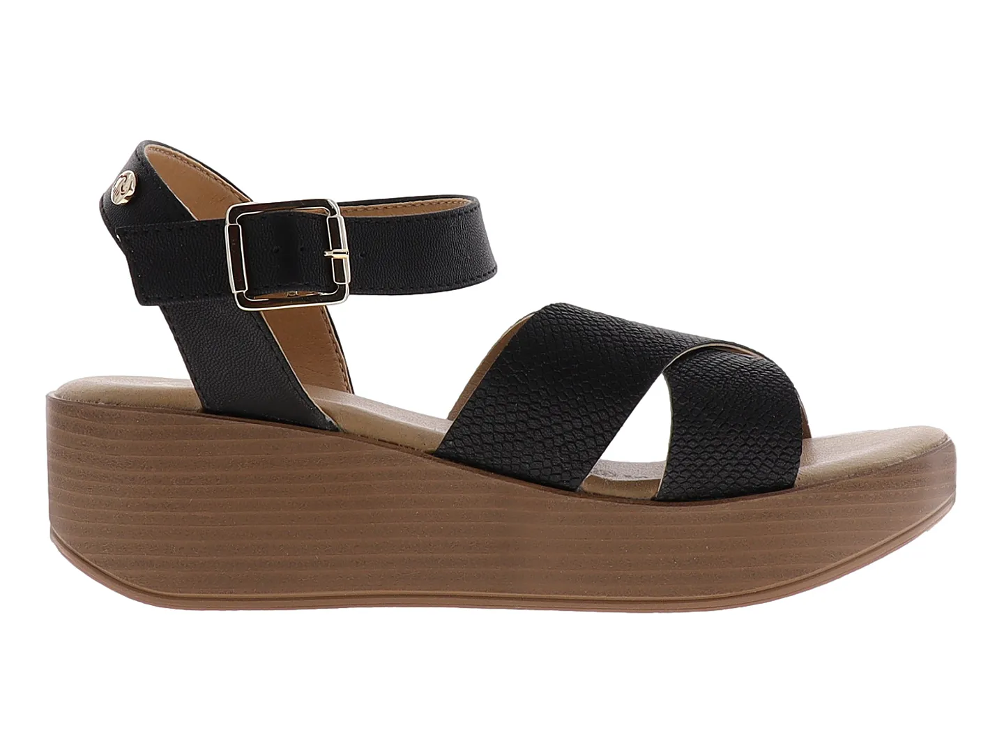 Sandalias Nomadas 10850 Negro Para Mujer