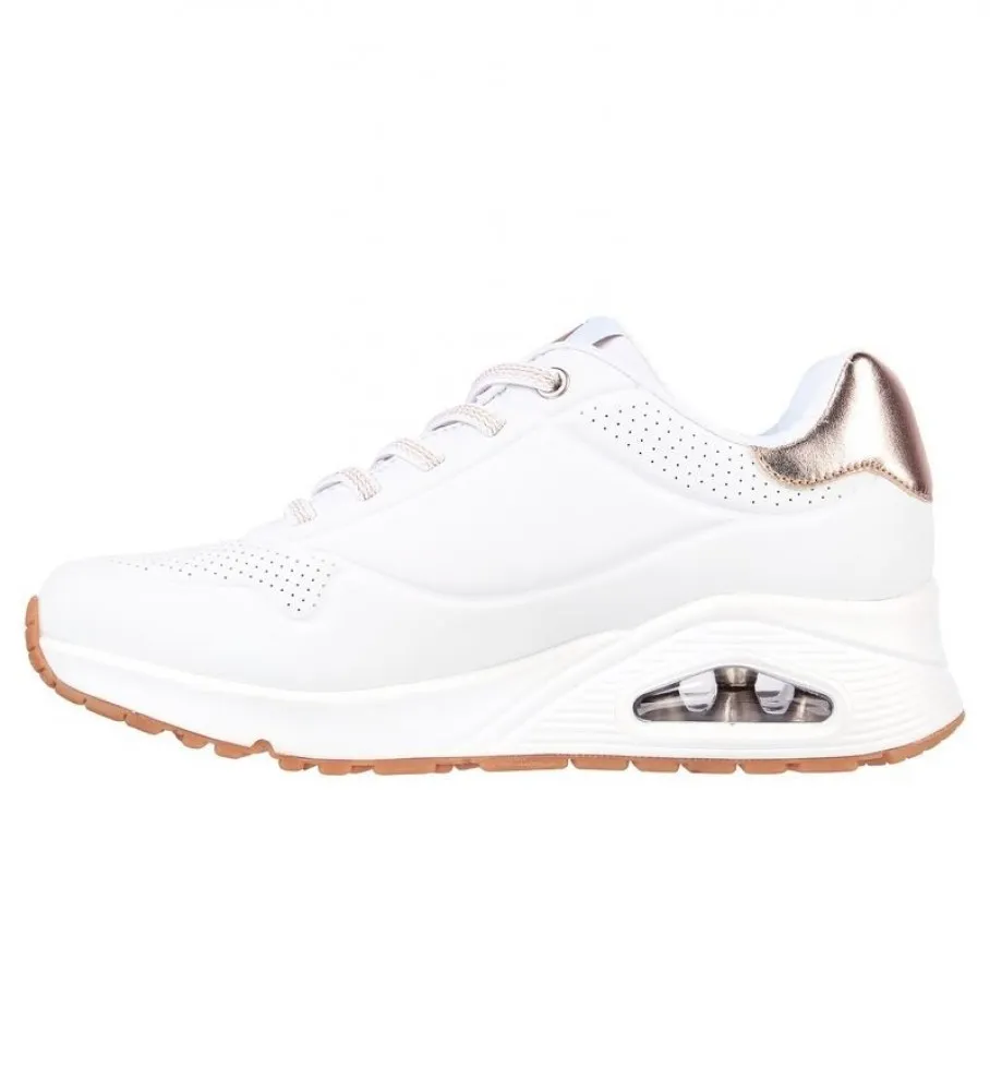 SKECHERS ZAPATILLAS UNO SHIMMER AWAY BLANCO