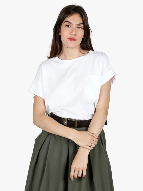 Solada Camiseta mujer oversize con bolsillo