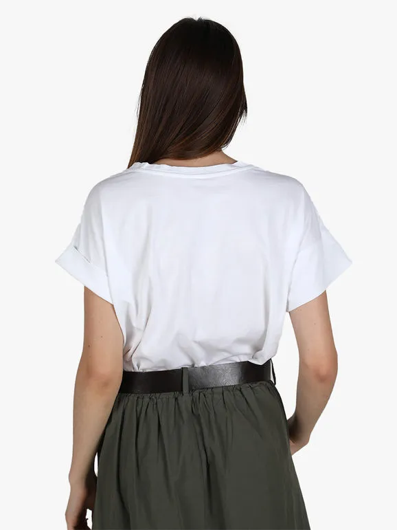 Solada Camiseta mujer oversize con bolsillo