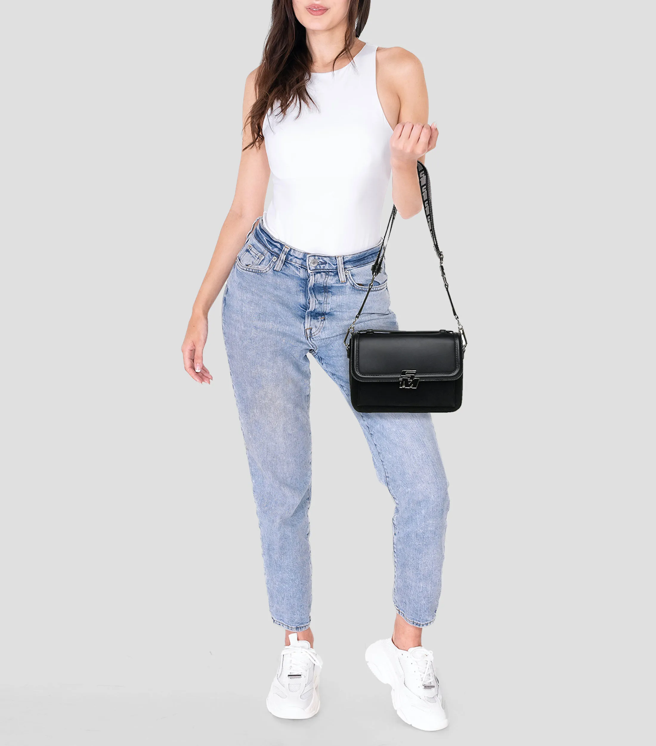 Steve Madden Bolso crossbody con logotipo Mujer