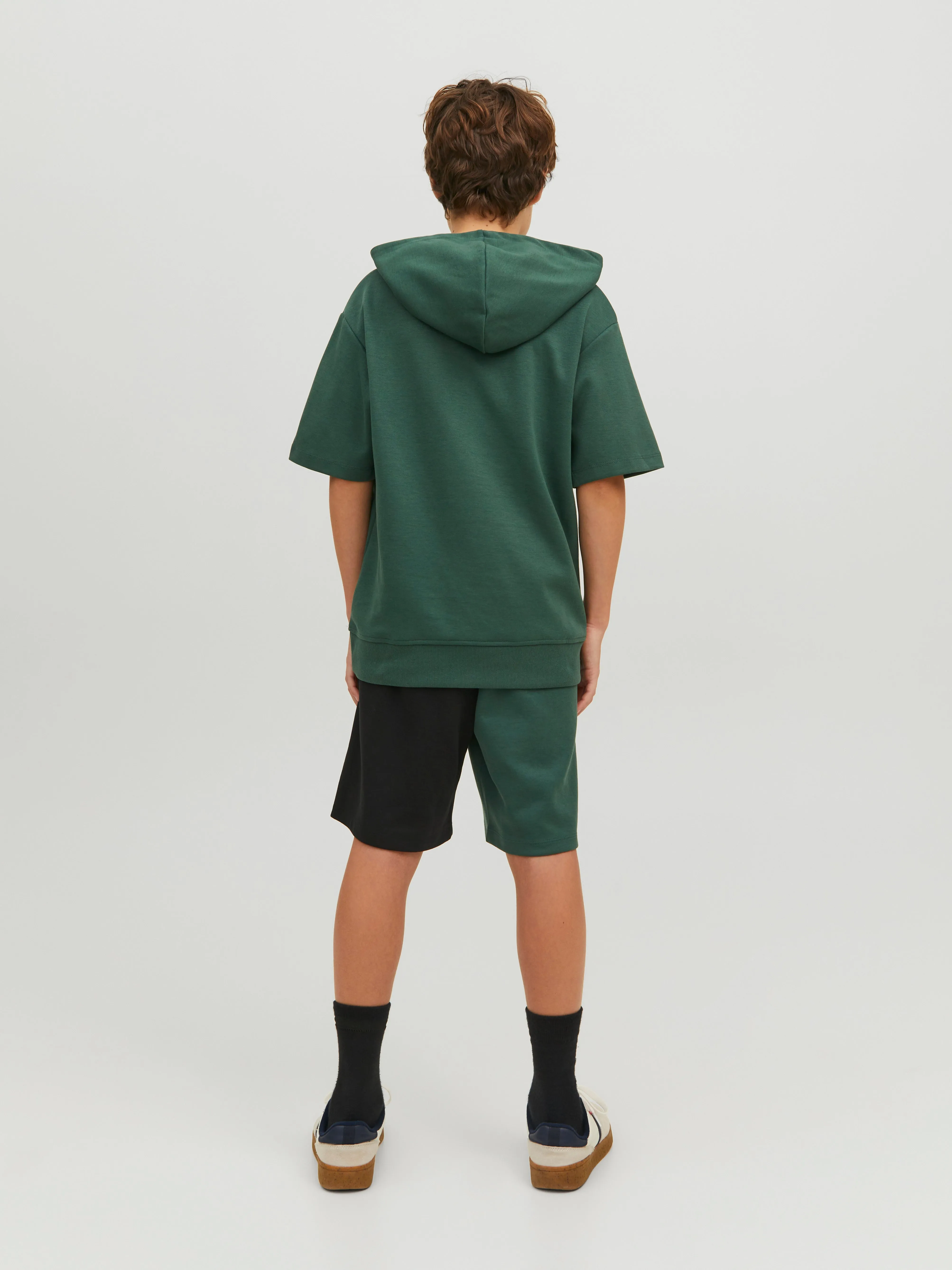 Sudadera con capucha Estampado Junior | Verde oscuro | Jack & Jones®