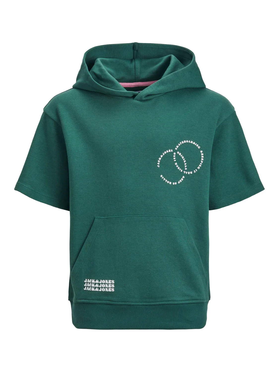 Sudadera con capucha Estampado Junior | Verde oscuro | Jack & Jones®