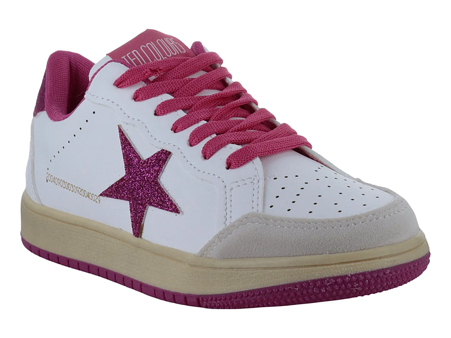 Tenis Ten Colours Golden Gliter Para Mujer