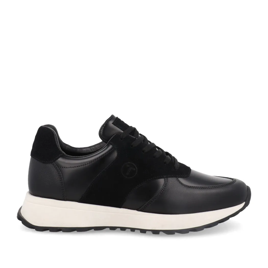 Tenis Urbano Trender color Negro Detalles en Piel para Hombre