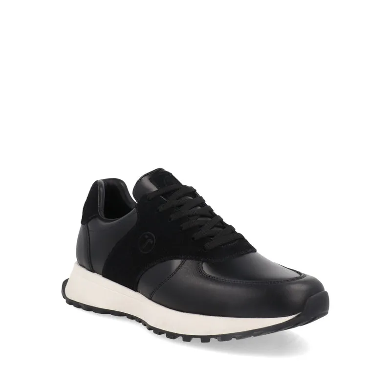 Tenis Urbano Trender color Negro Detalles en Piel para Hombre