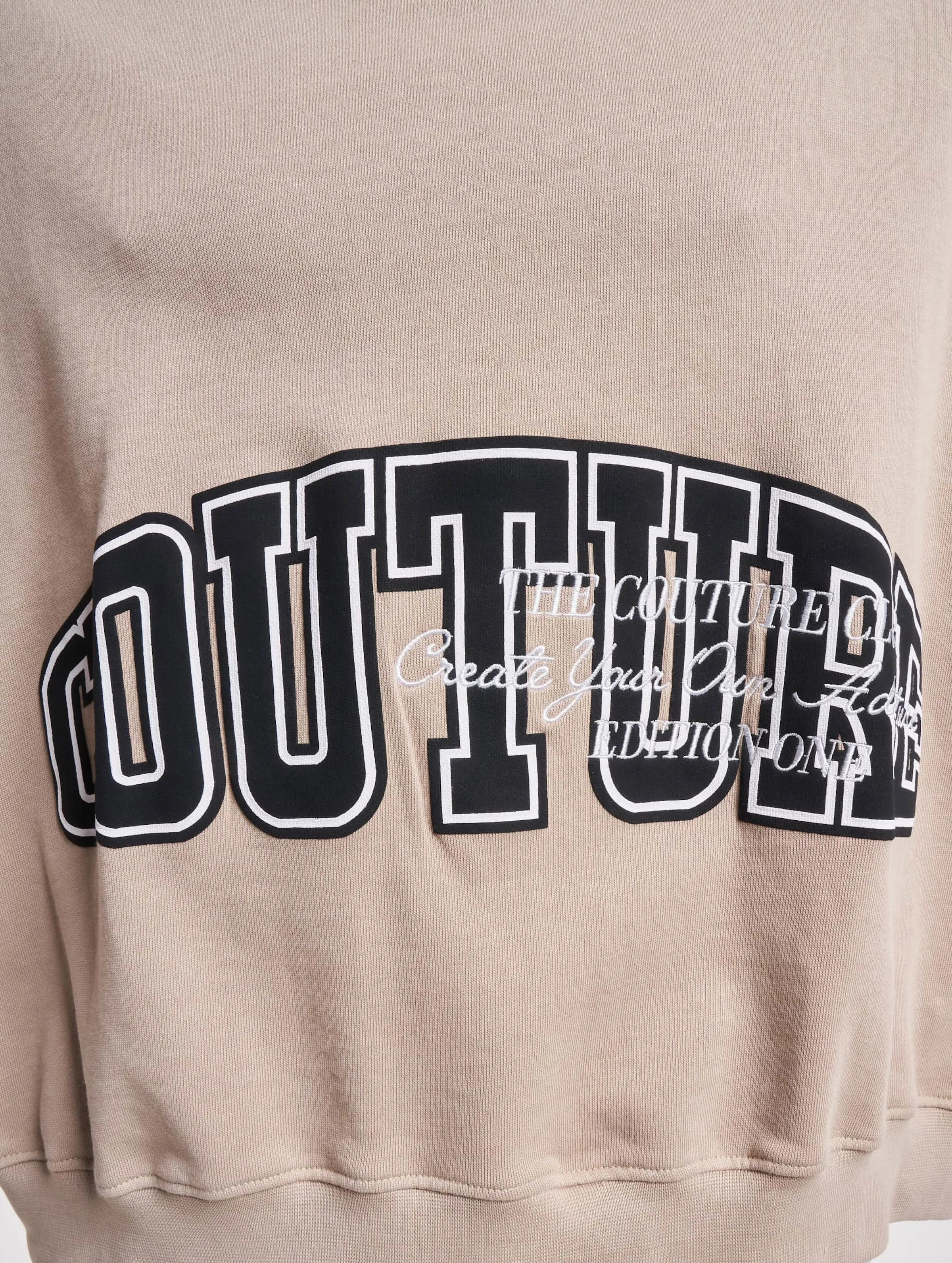 The Couture Club Varsity Puff Print Crew