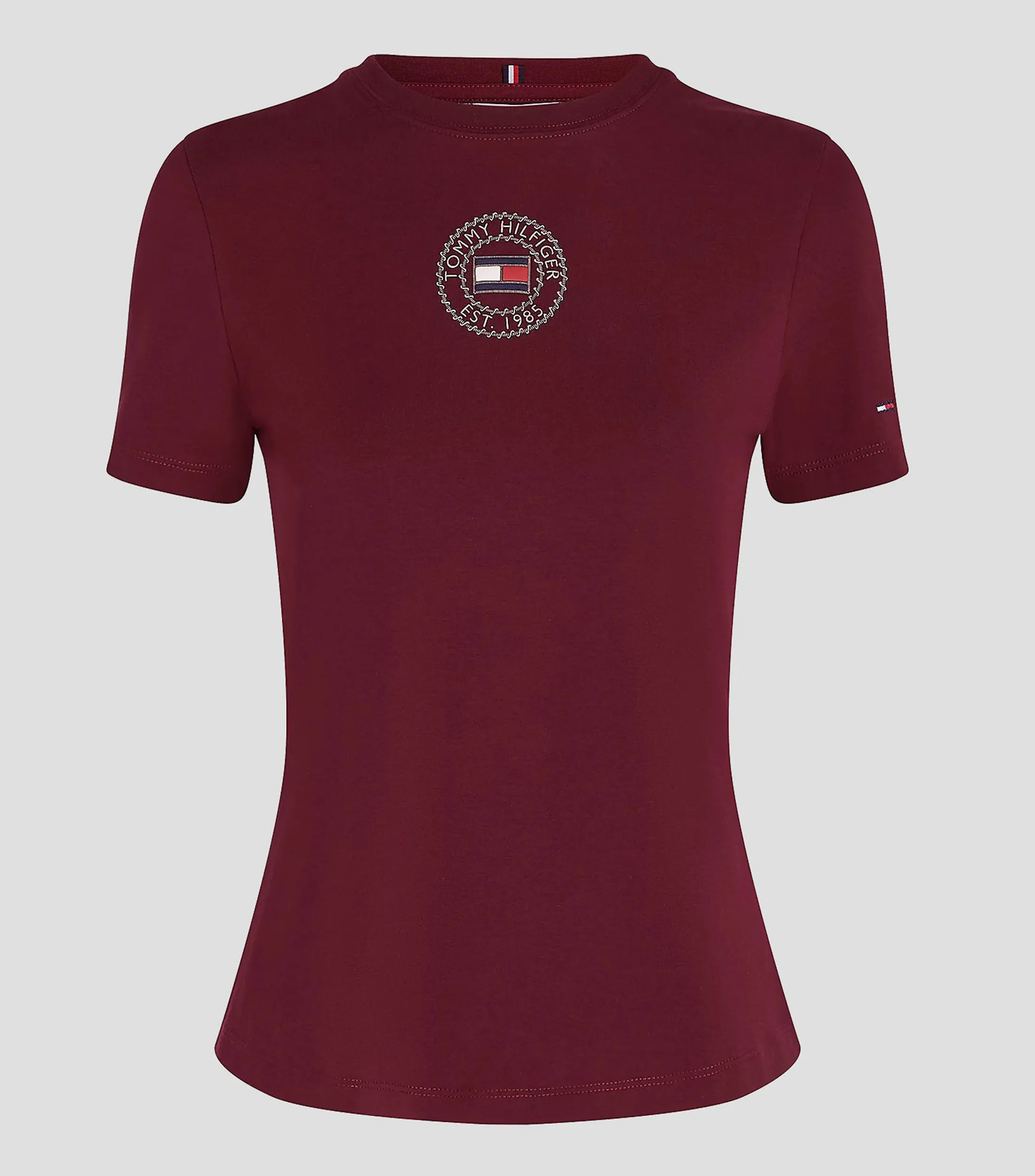 Tommy Hilfiger Playera con logo de manga corta Mujer