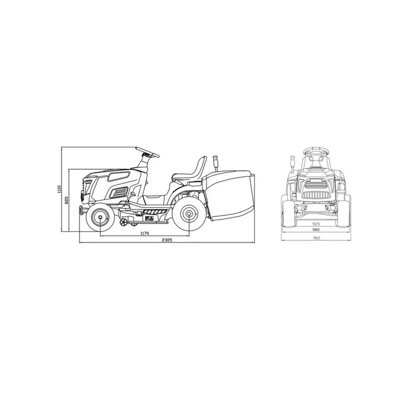 Tractor Cortacésped Anova | TC92H