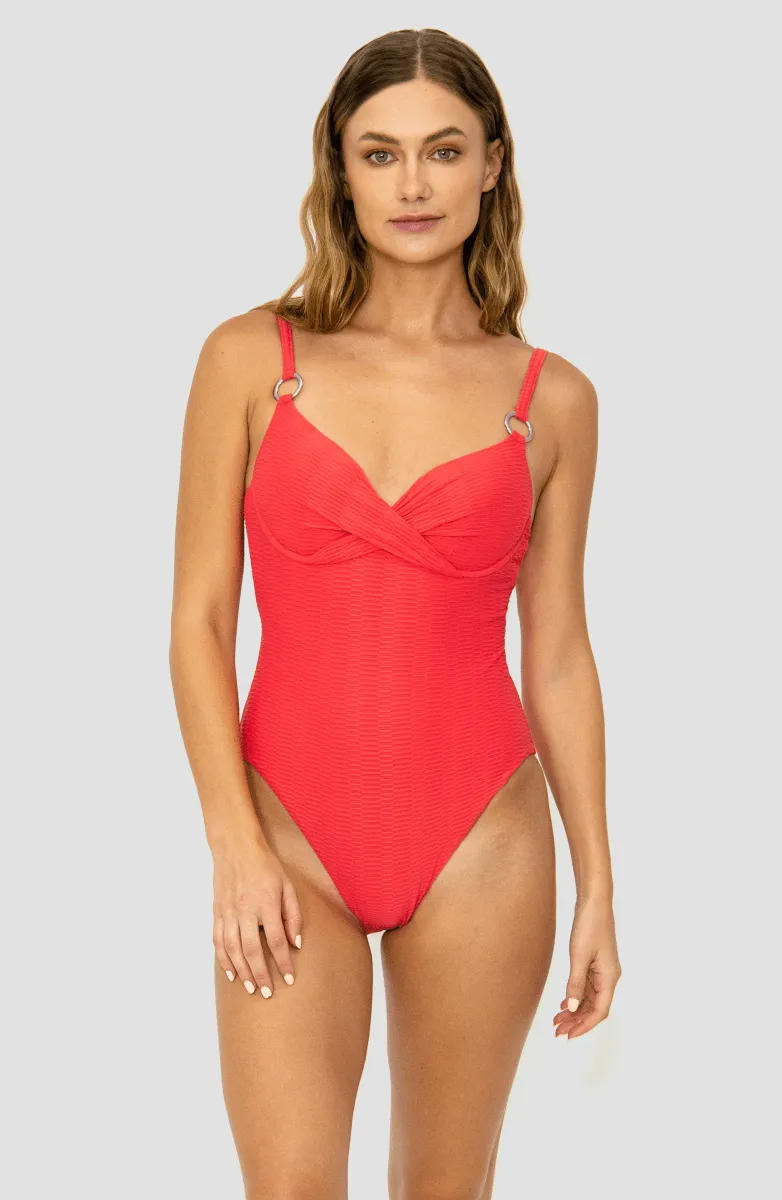Traje de Baño Completo ESSENTIALS Coral Alma Viajera