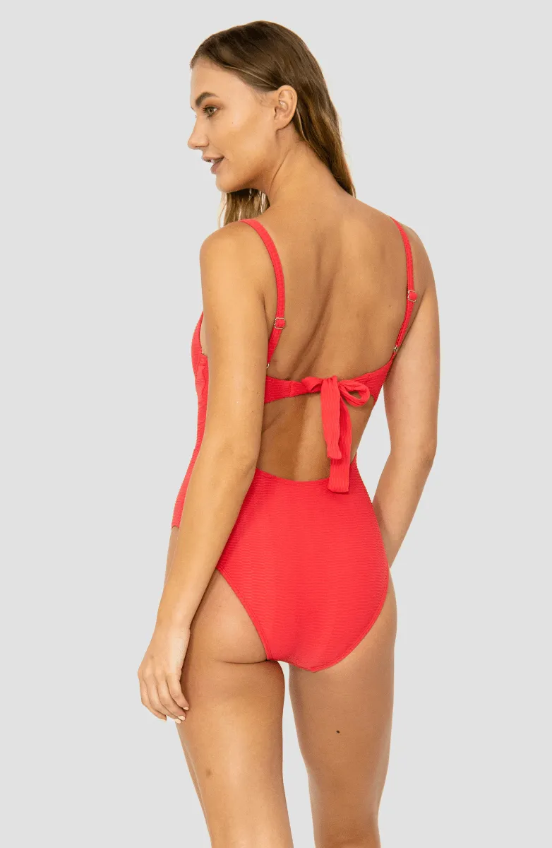 Traje de Baño Completo ESSENTIALS Coral Alma Viajera
