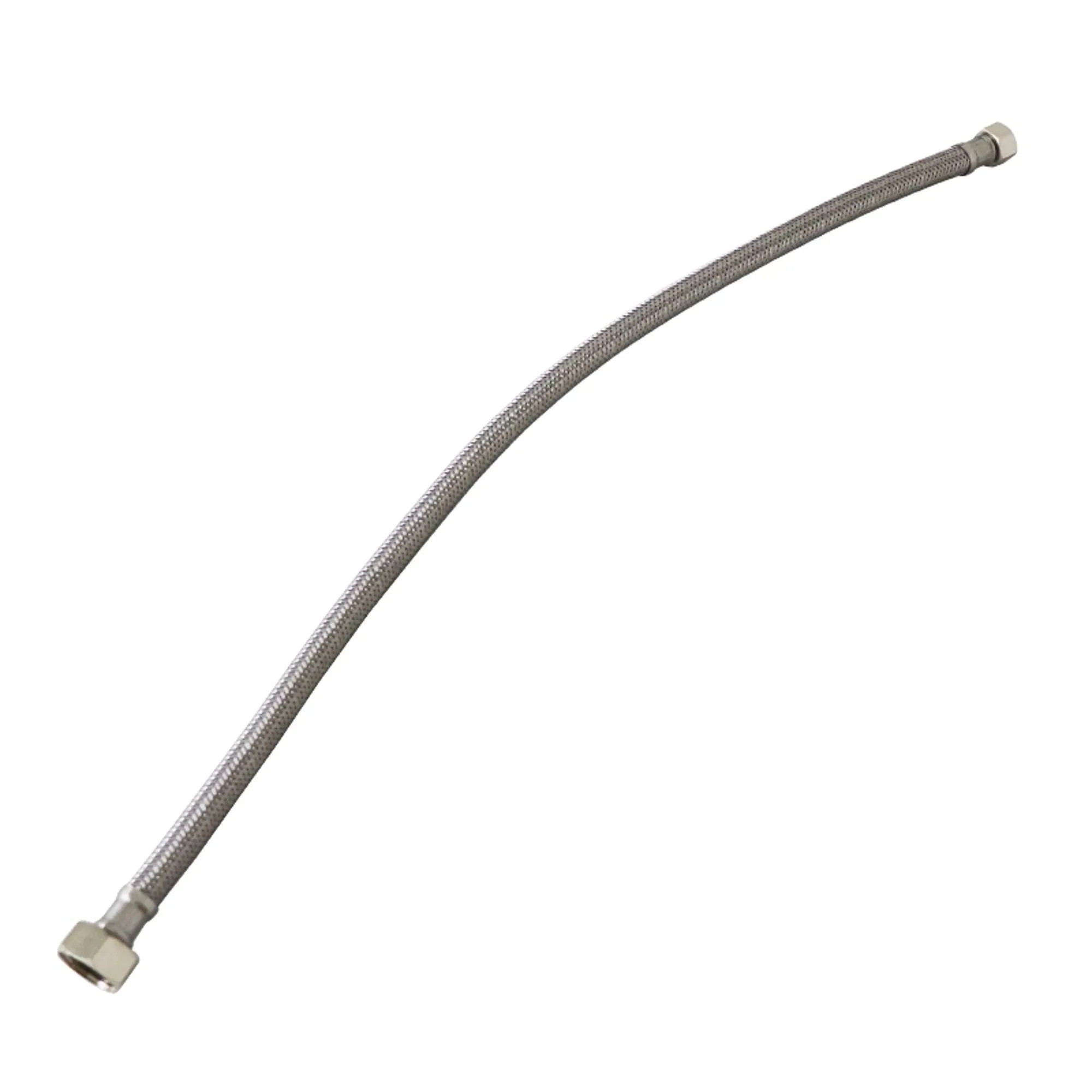 Tubo de Abasto Acero Inoxidable 1/2"x3/8"x20"