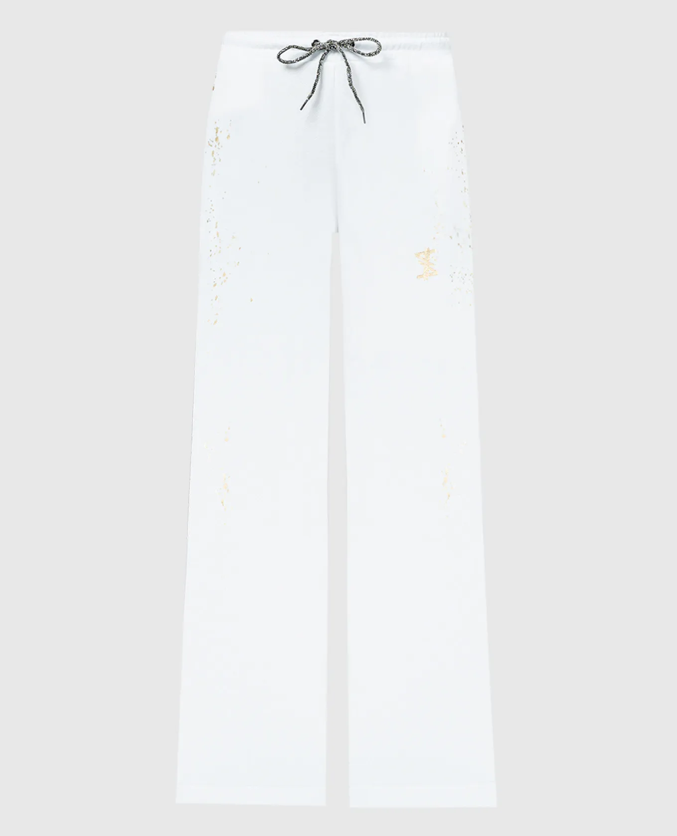 Twinset Actitude White sweatpants with logo