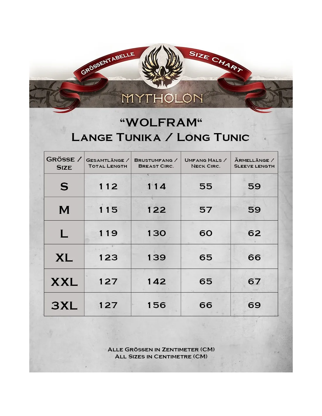 Túnica medieval larga en algodón burdeos modelo Wolfram