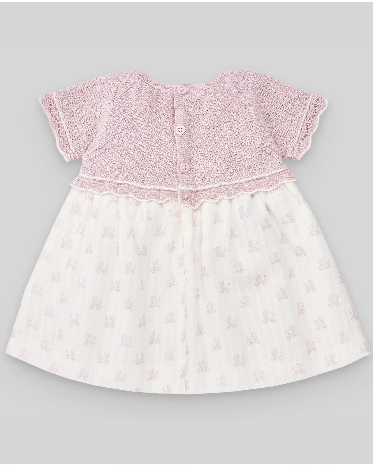 Vestido combinado "MECER"