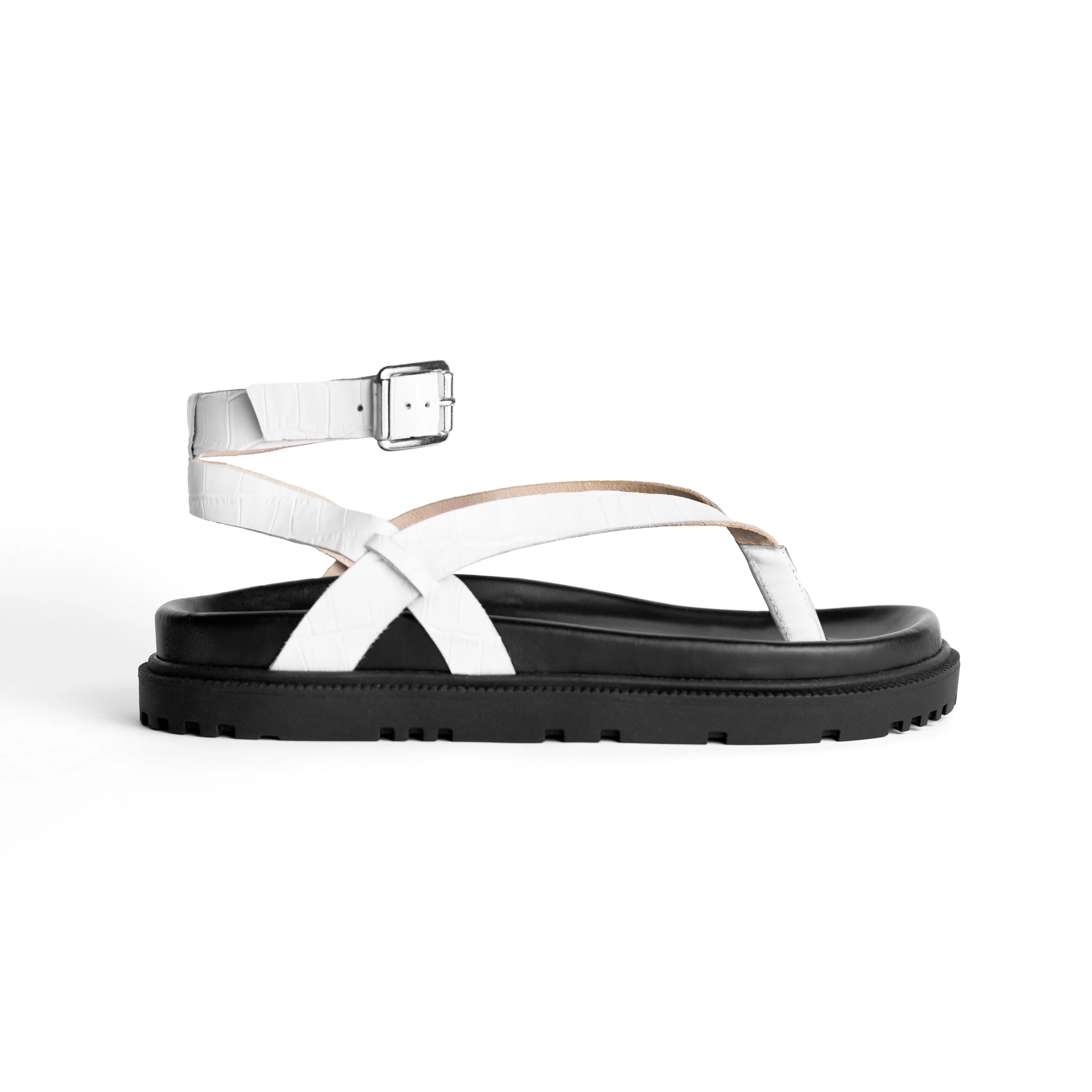 Vinci Shoes Sandalias Susana Blancas