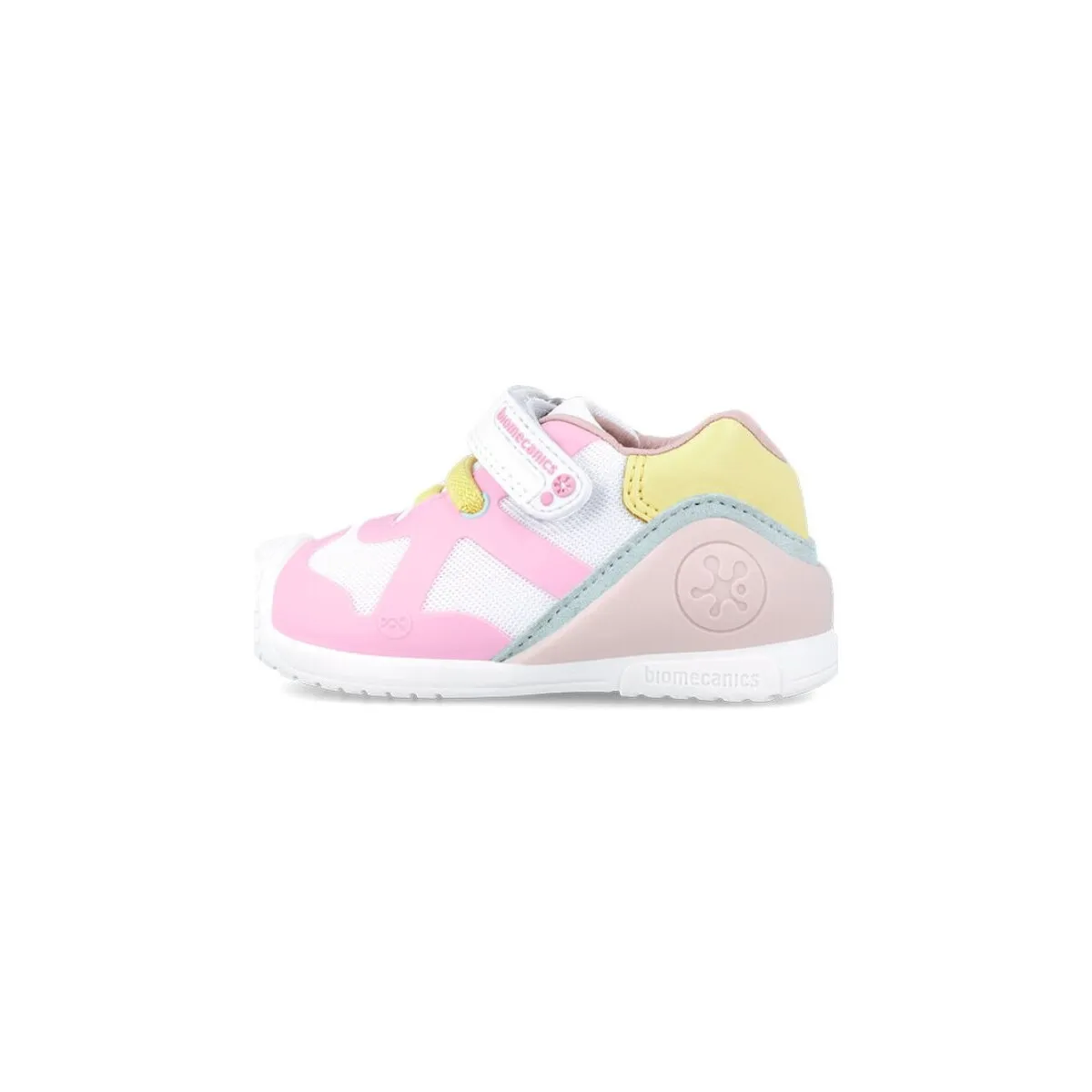 ZAPATILLA DEPORTIVA ELASTVELCRO PIEL VAINILLA