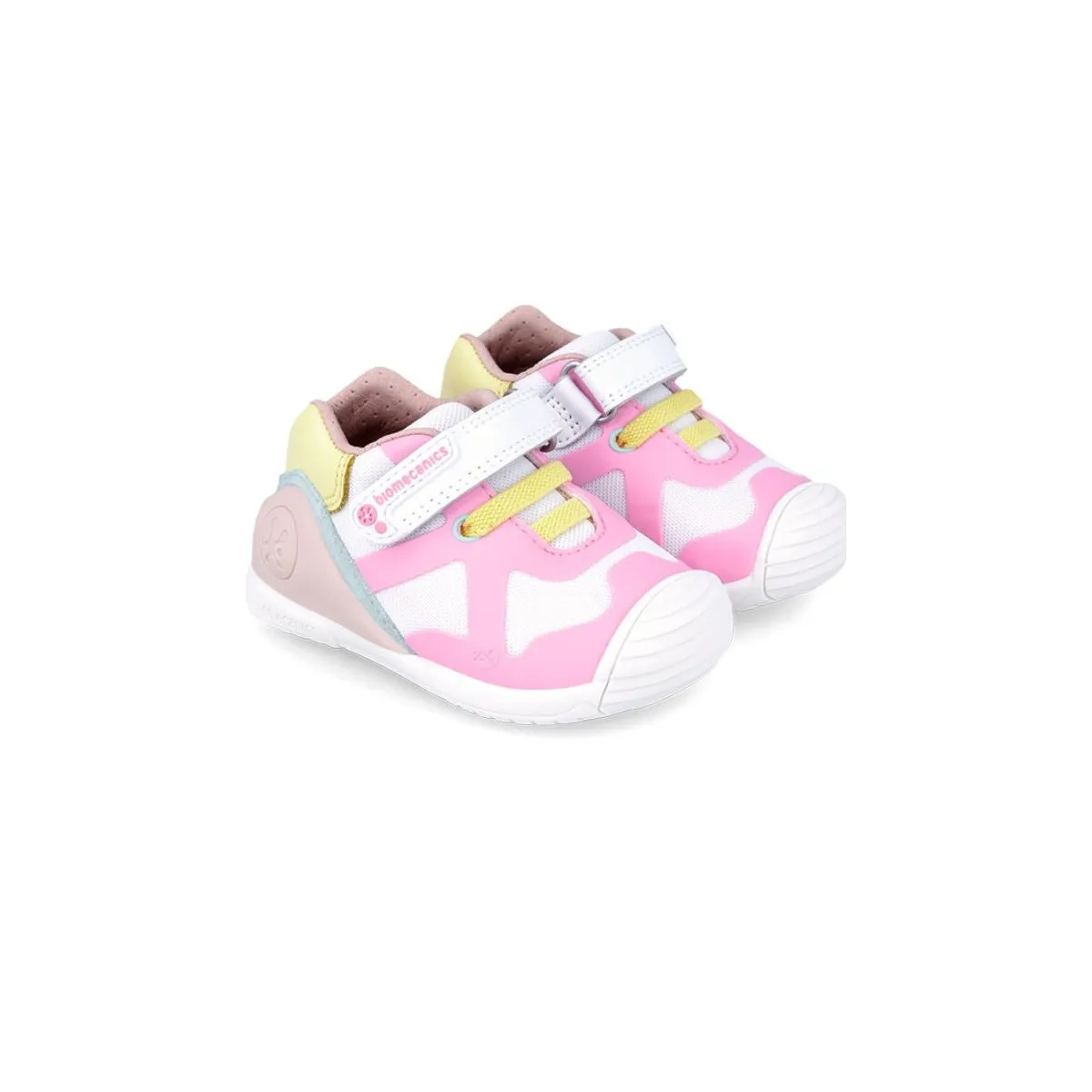 ZAPATILLA DEPORTIVA ELASTVELCRO PIEL VAINILLA