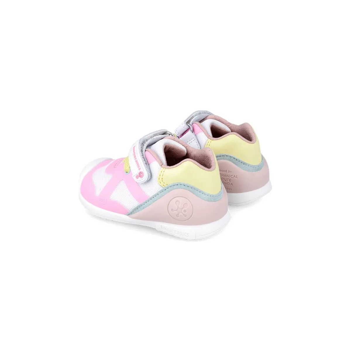 ZAPATILLA DEPORTIVA ELASTVELCRO PIEL VAINILLA