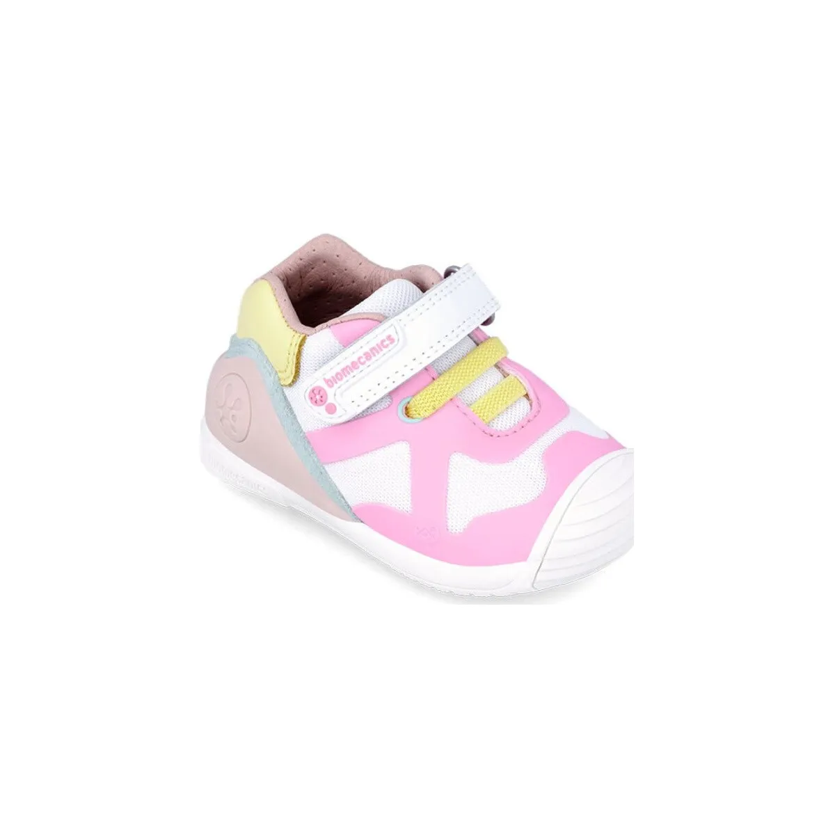ZAPATILLA DEPORTIVA ELASTVELCRO PIEL VAINILLA