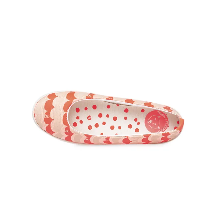 Zapatilla Topper Pesqueira Chatita Olas Niña Coral