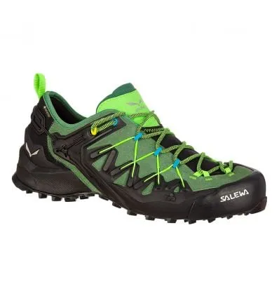 Zapatillas de senderismo Salewa Wildfire Edge Gtx (Myrtle/Fluo Green) para hombre