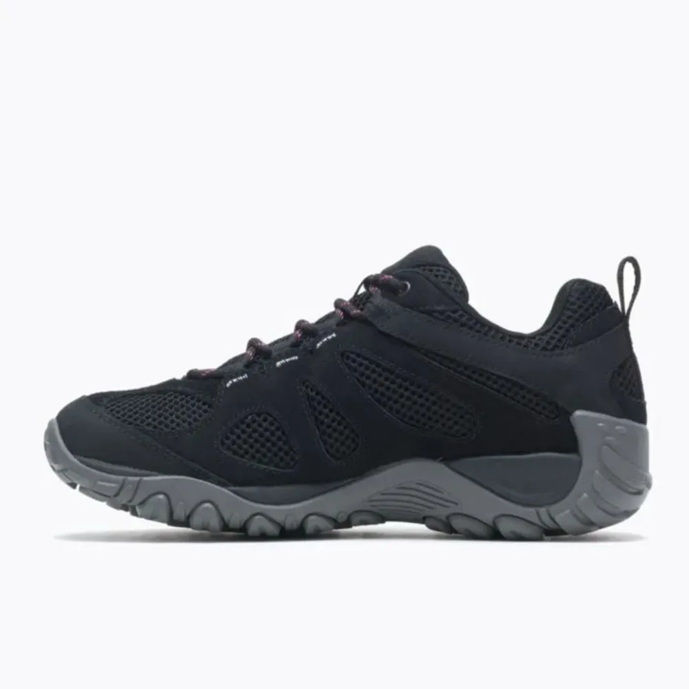 Zapatillas Outdoor Merrell Para Mujer Negro Cuero