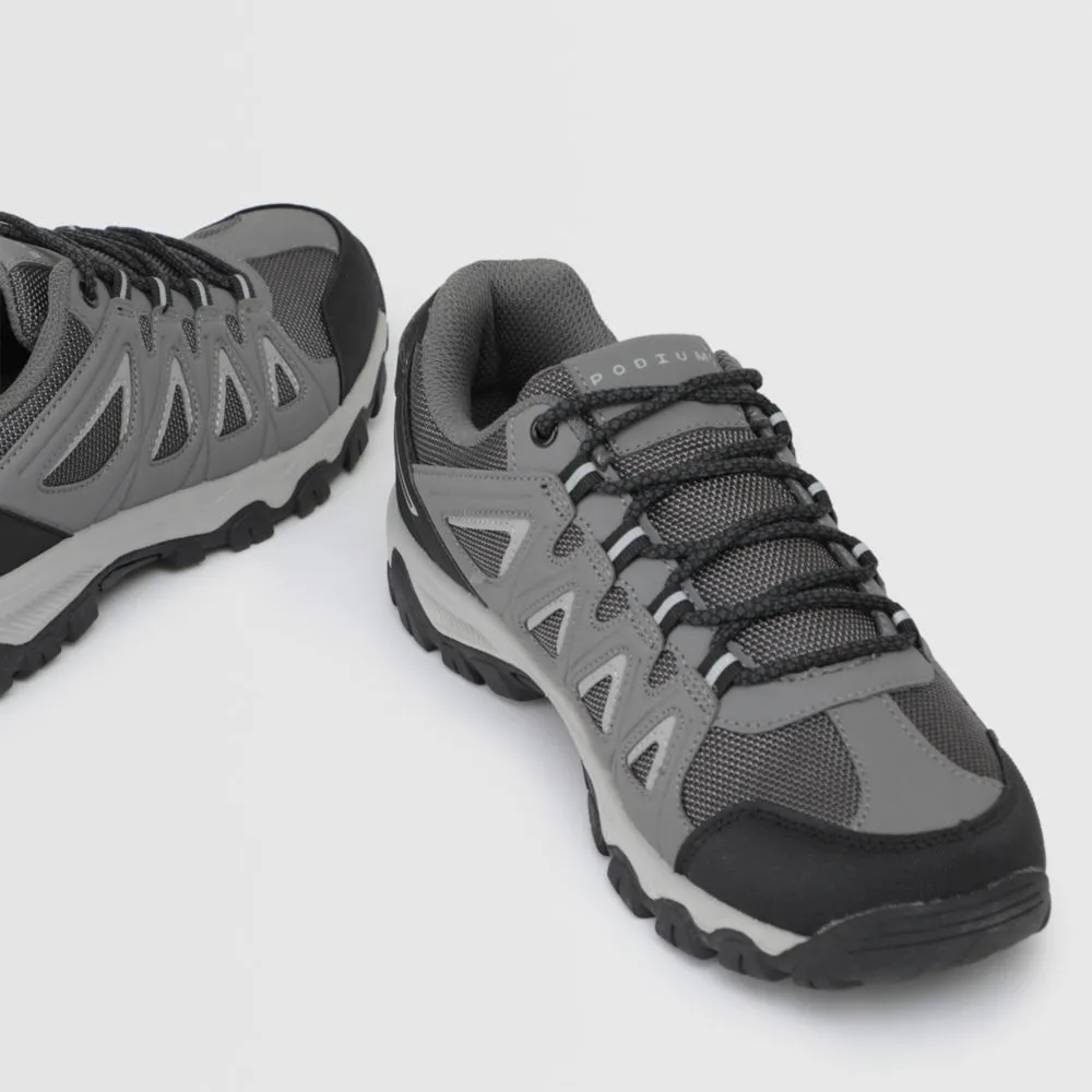 Zapatillas Outdoor Para Hombre Podium Lake Gris