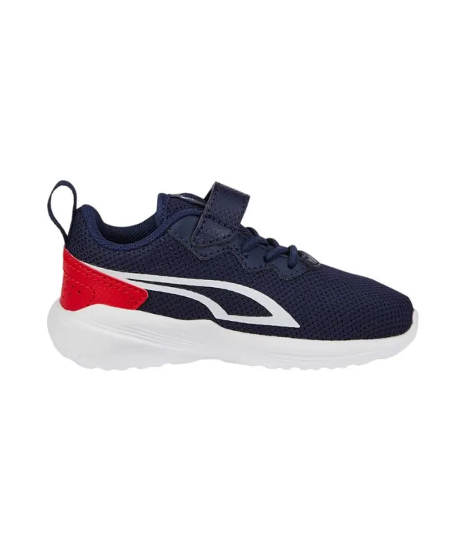 ZAPATILLAS PUMA ALLDAY ACTIVE + PEACOAT AZUL MARINO INFANTIL