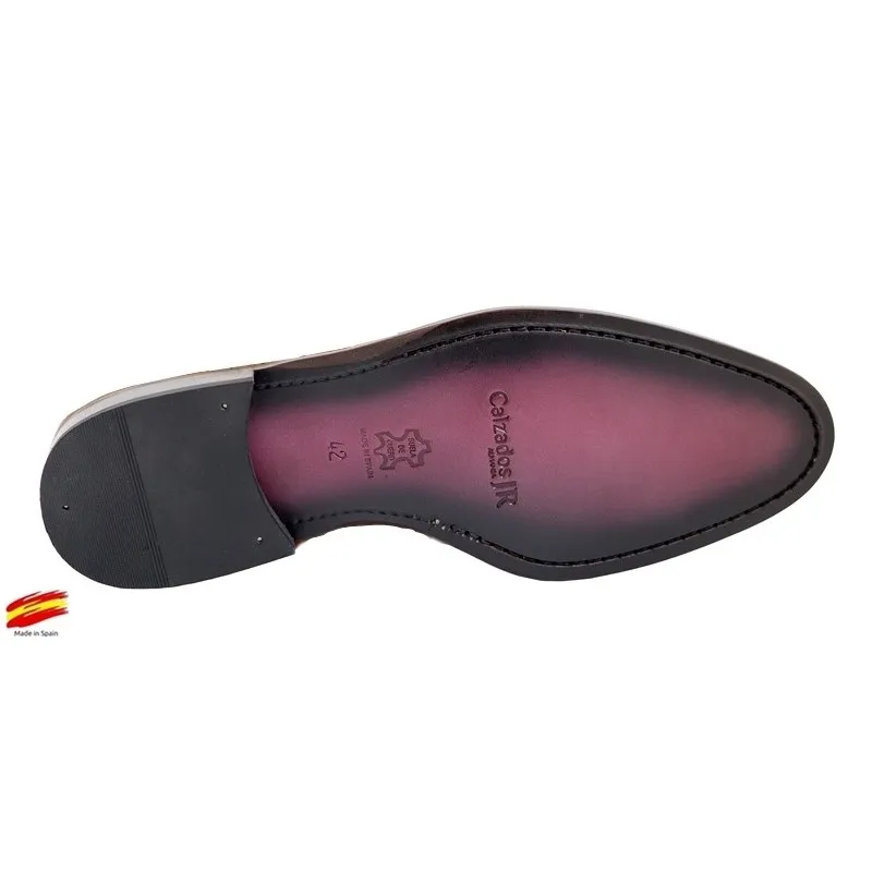 Zapato de vestir Hombre En Piel Negro. JR Almansa