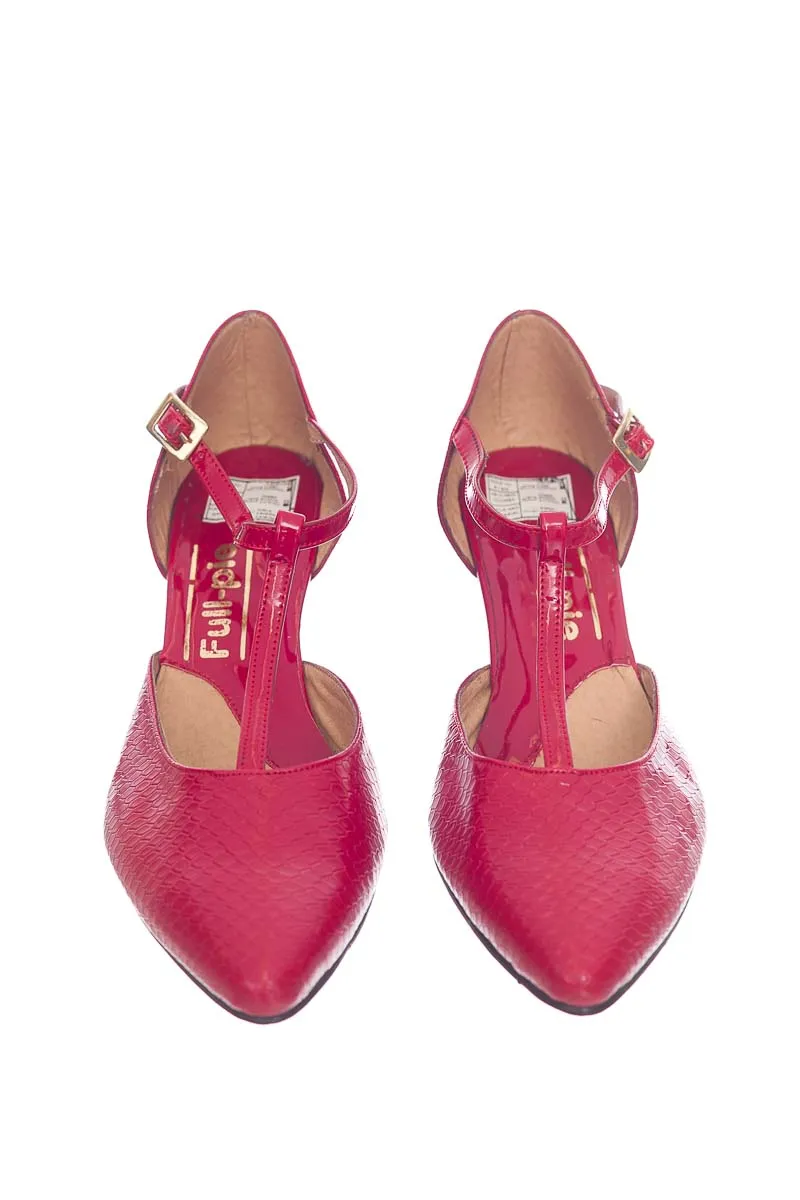 ZAPATOS COLOR ROJO  FULLPIE