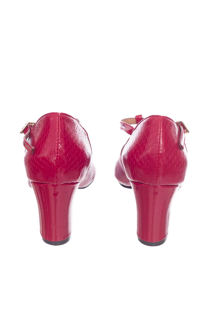 ZAPATOS COLOR ROJO  FULLPIE