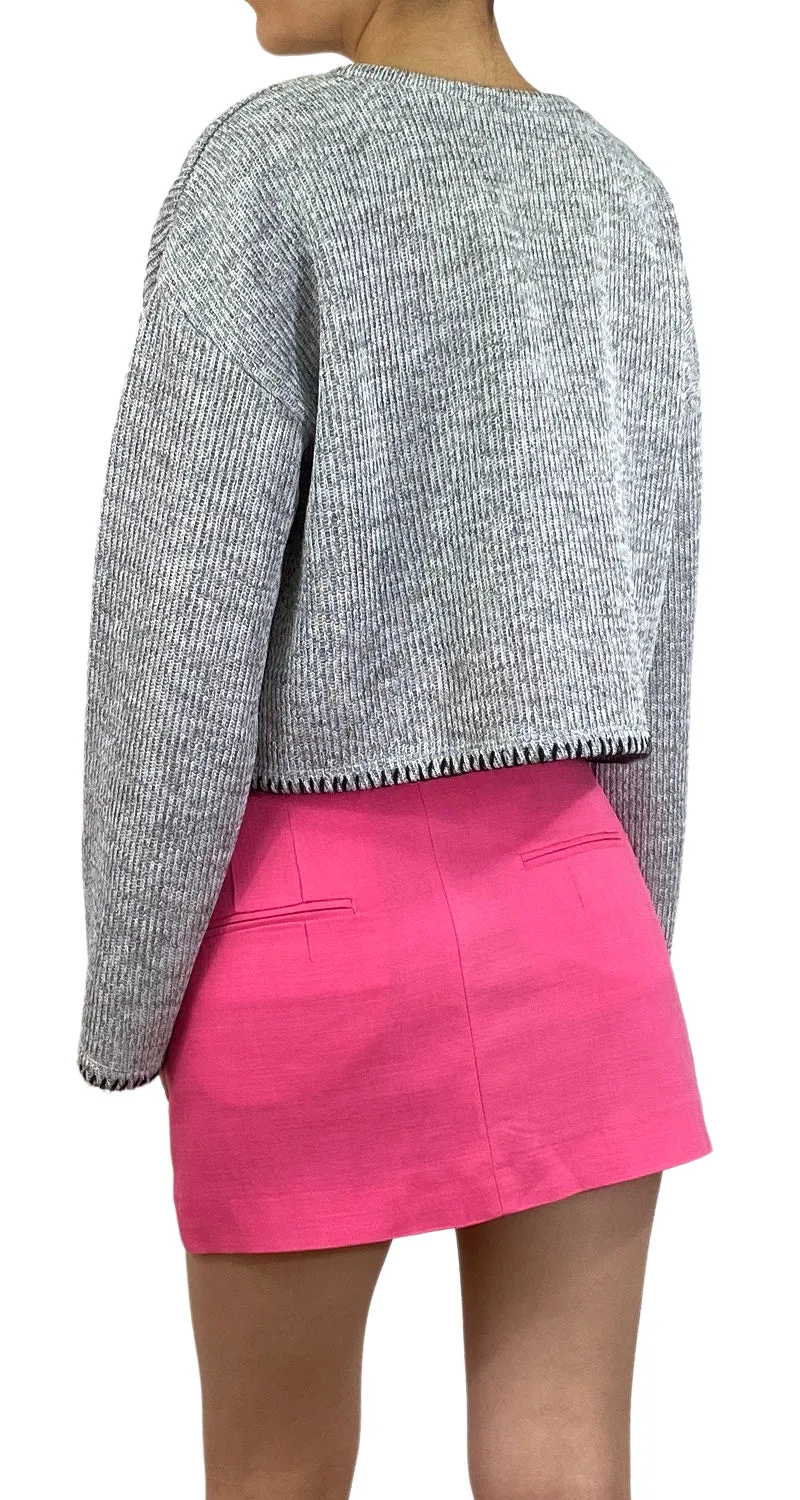 ZARA Sweater Tejido Gris